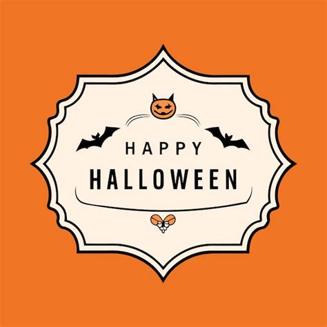 Premium Vector Vintage Creepy Halloween Frame Vector