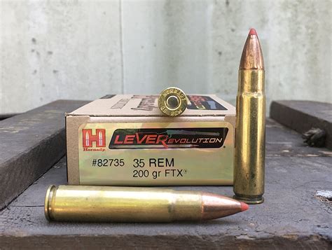 Hornady 35 Rem 200gr Ftx Leverevolution Brass 20rd Box