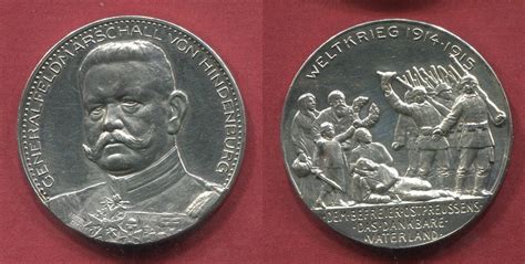 Deutschland Germany Silber Medaille Weltkrieg Das