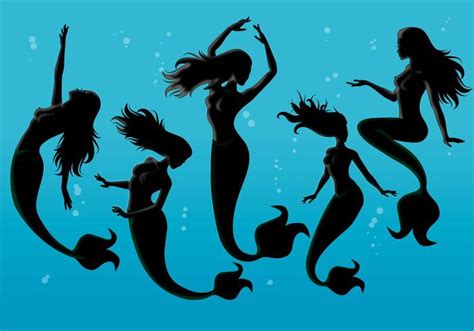 Mermaids Vectors 92606 Vector Art At Vecteezy