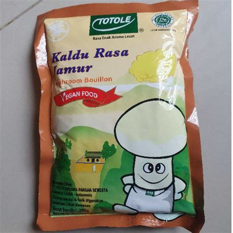 Jual Totole Kaldu Rasa Jamur Bumbu Rasa Jamur Penyedap Vegan Food Gr