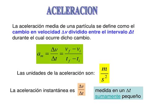 Como Calcular La Aceleracion Media Pasos Images