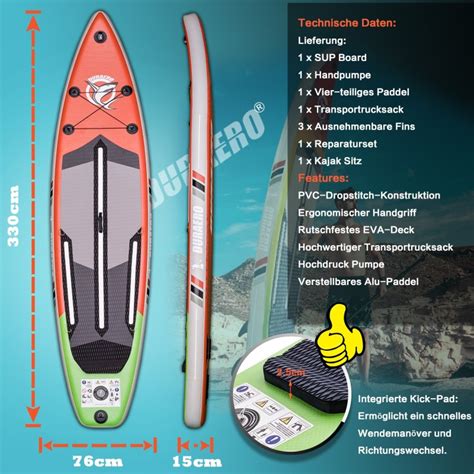 Stand Up Paddle Board Aufblasbare Sup Board Set X X Cm Bis Kg