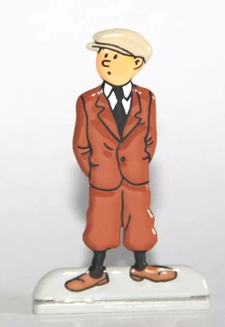 Figurine Metal A Plat Neuf Tintin Coll Moulinsart Tintin