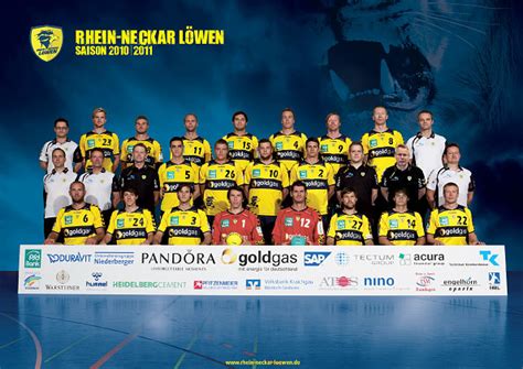 Saison 2010 2011 Rhein Neckar Löwen DAIKIN Handball Bundesliga