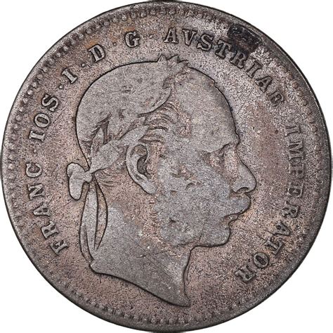 1064609 Coin Austria Franz Joseph I 20 Kreuzer 1868 Vienna VF