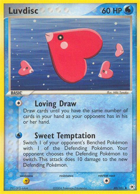 Luvdisc Ex Hidden Legends Pokemon Card Pikawiz