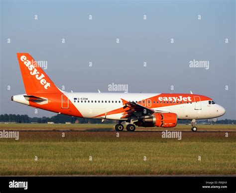 G EZDM EasyJet Airbus A319 111 Cn 3571 Landing At Schiphol AMS