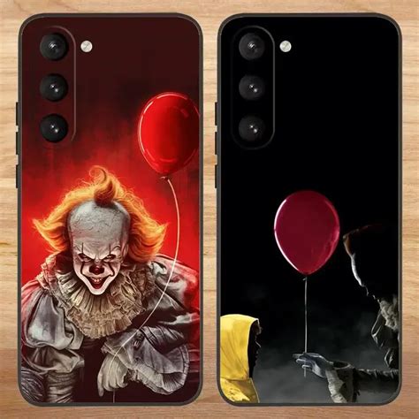 Horror Pennywise Clown Phone Case For Samsung S23 23 22 30 21 10 9