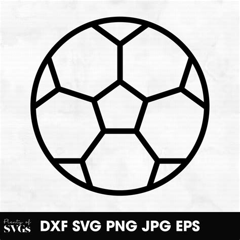 Soccer Ball Outline Svg Files Soccer Svg Soccer Ball Outline Png Soccer