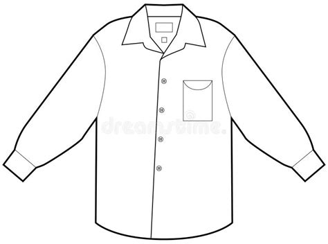 Business Dress Shirt Stock Vector Illustration Of Fabric 12624070