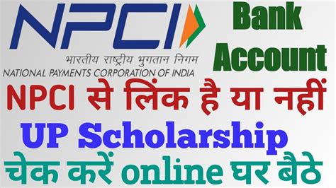 Bank Account Link Status With NPCI Check Online NPCI स बक खत