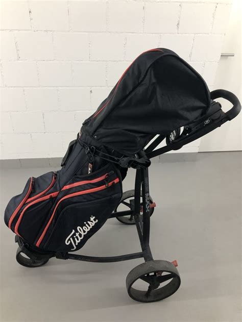 Golfbag Trolley Und Schl Ger Kaufen Auf Ricardo