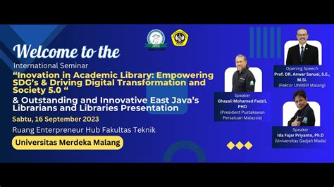 Seminar Internasional Dan Penghargaan Kepada Perpustakaan Dan