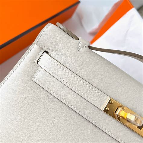 Uae And Dubai Hermes Mini Kelly Pochette Swift Ck Craie Golden