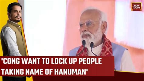 After Congress Vows Ban On Bajrang Dal In Poll Manifesto Pm Modi Thunders At Congress Manifesto