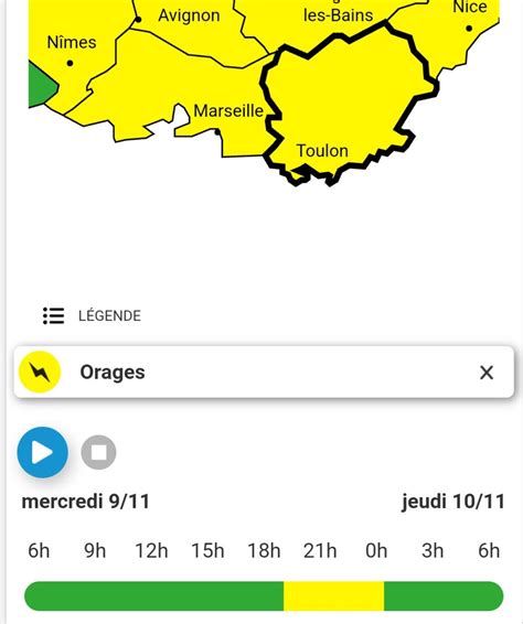 Préfet du Var on Twitter METEO83 Le Var est placé en vigilance