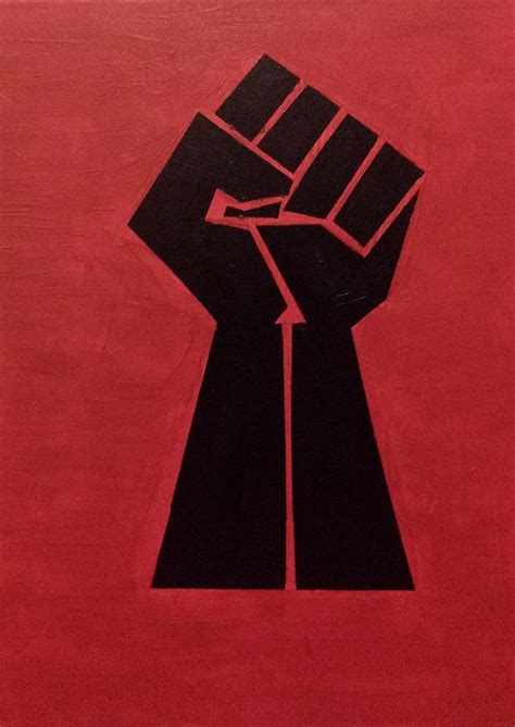 Revolutionist Fist Painting By Donald Beasley Fine Art America