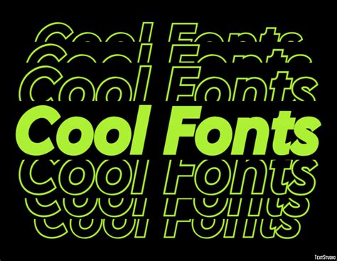 Cool Fonts Text Effect and Logo Design Font