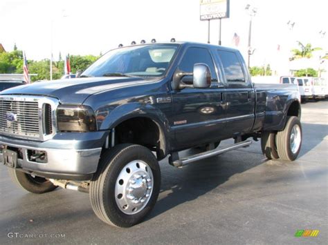 2004 Medium Wedgewood Blue Metallic Ford F350 Super Duty Lariat Crew Cab 4x4 Dually 48387876