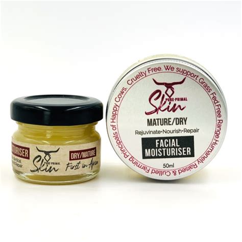 Face Moisturiser - Hydrating Cream (Mature/Dry) - Pure Primal Skin