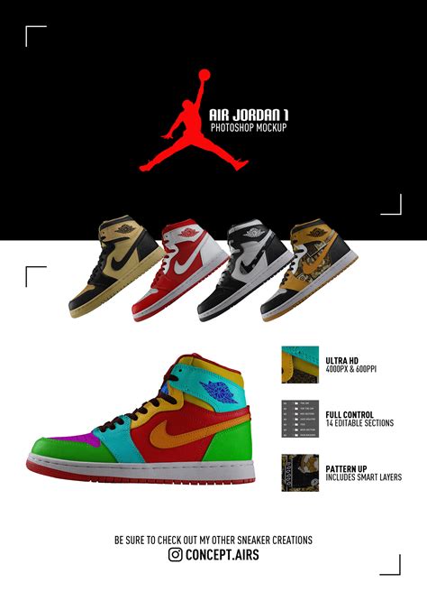 Air Jordan Mockup Behance