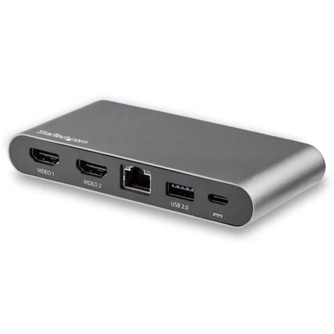 Startech Adaptador Multiportas Usb C Para 2 Monitores 2 Hdmi 4k Pd 30