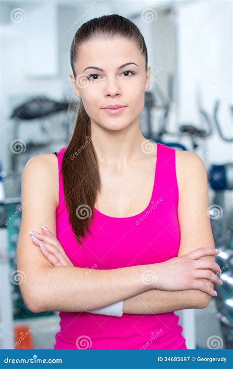 Fitness Woman Stock Image Image Of Model Caucasian 34685697