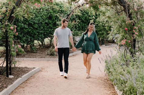 McGovern Centennial Garden Engagement Session ROMANTIC ELEGANT AND