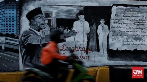 Foto Goresan Mural Sambut Hari Kemerdekaan Ri Malay News Indonesia