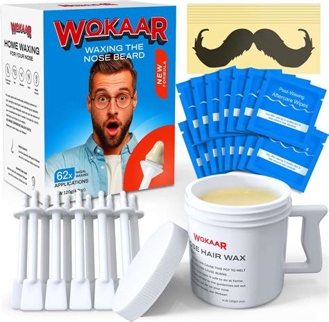 Nad S Nose Wax Kit For Men And Women Waxing Kit For Quick And Easy Nose Hair Removal