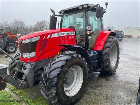 MASSEY FERGUSON MF7616 D Occasion Tracteur Agricole 160 Ch 2013