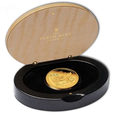 Lunar Ii Jahr Des Schwein Oz Gold Proof Box Zertifikat