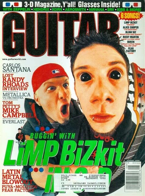 Guitar World Magazine Limp Bizkit Carlos Santana Randy Rhoads