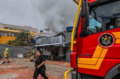 Princípio de incêndio é registrado no restaurante Água na Boca e gera