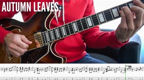 Autumn Leaves Easy Guitar Lesson With Tab Youtube