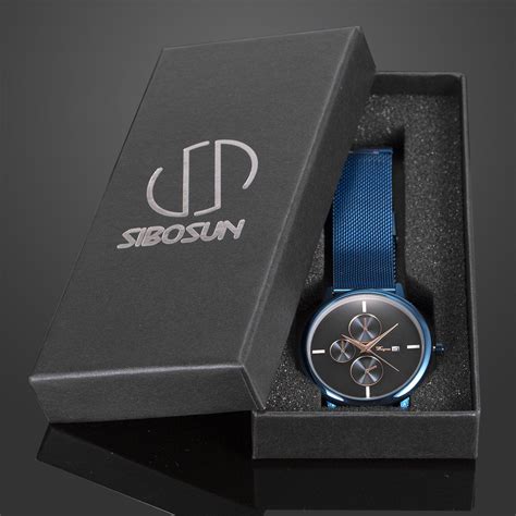 SIBOSUN Men Wrist Watch Quartz