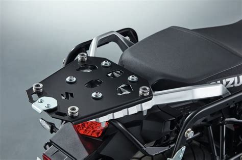 Suzuki V Strom 1000 ABS Aluminium Top Case Set Silver Suzuki