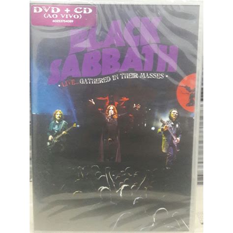 Dvd Cd Black Sabbath Live Gathered In Their Masses Novo Lacrado