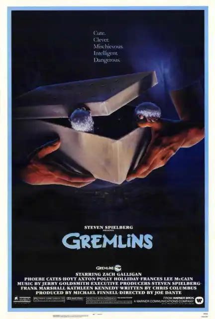 Gremlins Movie Zach Galligan Phoebe Cates Hoyt Axton Wall Print