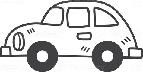 Hand Drawn Toy Car For Kids Illustration 12664874 Png