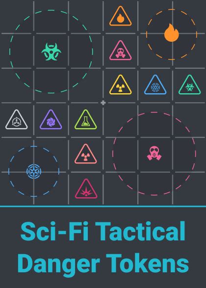 Sci Fi Tactical Danger Tokens Lazarus Sci Fi VTT Tools Dungeon