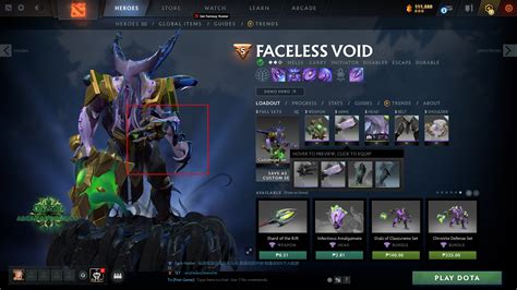 Faceless Void Arcana Chines Of The Inquisitor Arms · Issue 6621