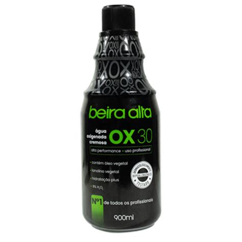 Água Oxigenada Cremosa Beira Alta Volume 30 90ml 450ml 900ml Beira Alta