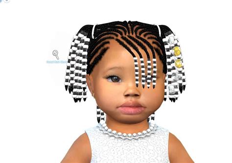 Toddler Skin Blasian Nalani Princess Barxbie In 2024 Sims 4