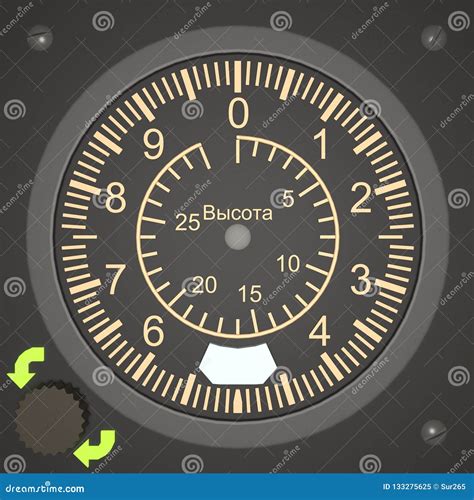 Aircraft Altimeter Vector Illustration | CartoonDealer.com #45358588