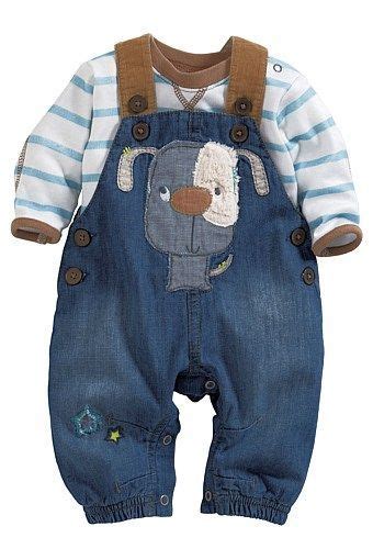 Newborn Clothing Baby Clothes And Infantwear Next Dog Dungarees