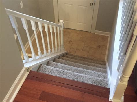 Carpet To Laminate Transition Stairs | Two Birds Home