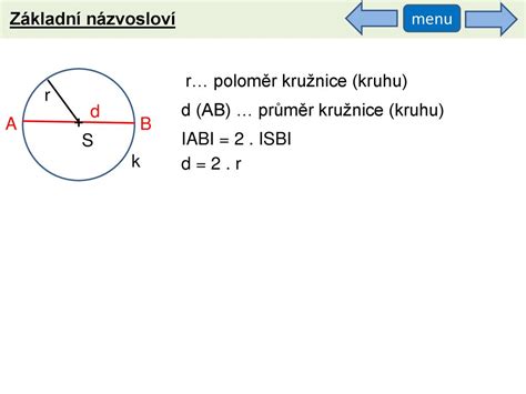 Kruh A Kru Nice Z Kladn N Zvoslov St Edov A Osov Soum Rnost Ppt