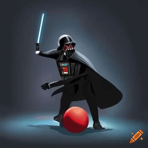 Darth Vader Playing Kickball On Craiyon